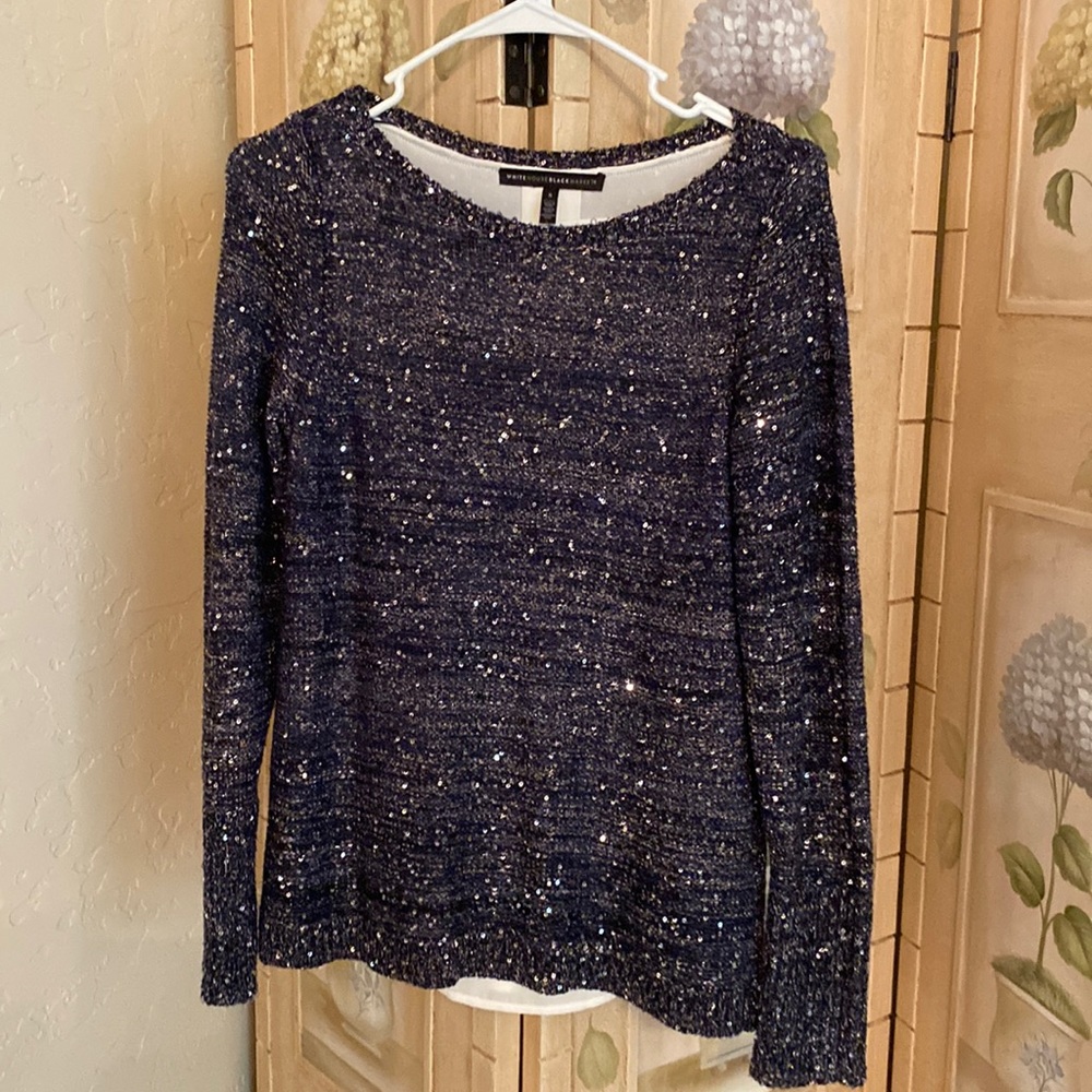 White House Black Market sparking sweater